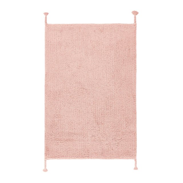 Hiro Tassel Plain 100% Cotton Childs Rug