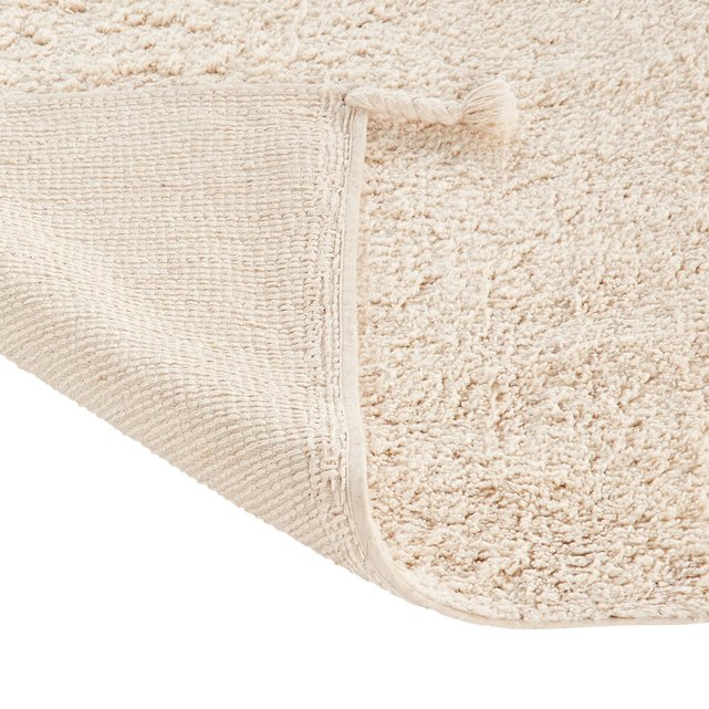 Hiro Tassel Plain 100% Cotton Childs Rug