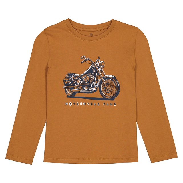 Μακρυμάνικη μπλούζα με στάμπα μοτοσικλέτα
