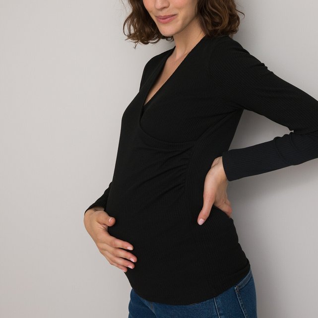 Κρουαζέ μπλούζα εγκυμοσύνης