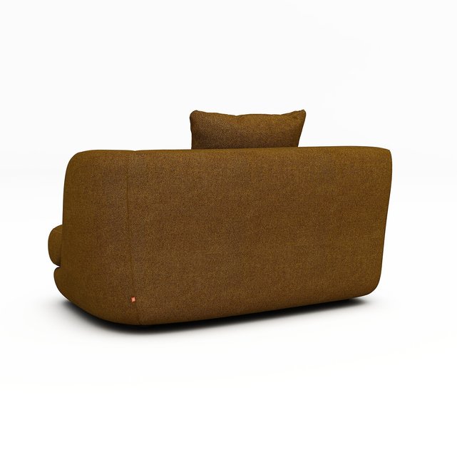 Μισός καναπές με μελανζέ ψαθωτή ταπετσαρία, Alessio