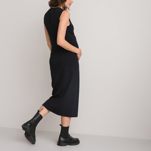 Αμάνικο φόρεμα εγκυμοσύνης από οργανικό βαμβάκι
