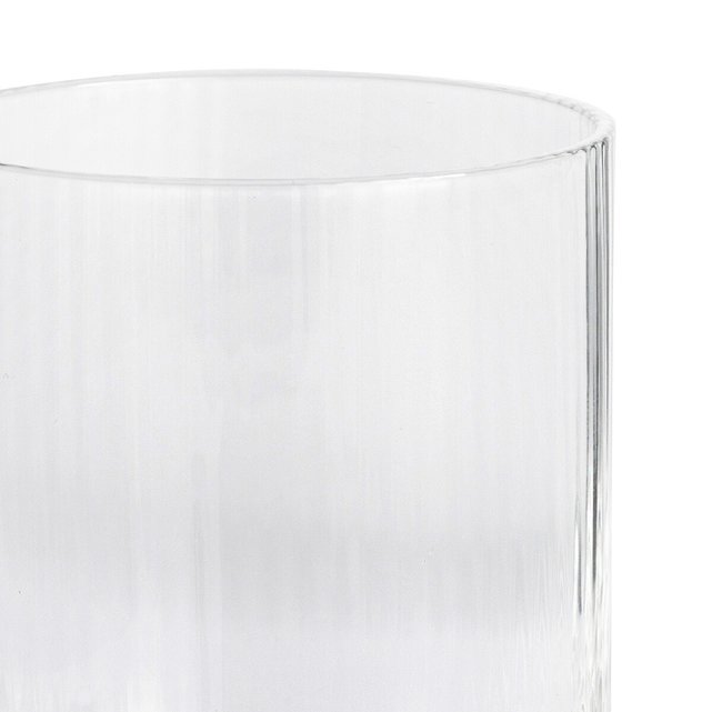 Σετ 6 ποτήρια νερού από γυαλί με ραβδώσεις, Stria