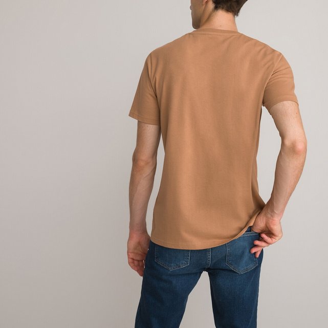 T-shirt με στρογγυλή λαιμόκοψη από οργανικό βαμβάκι, ευρωπαϊκής κατασκευής