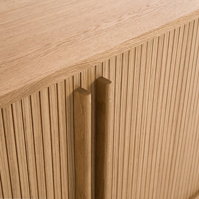 Μπουφές από ξύλο δρυ με συρόμενες πόρτες, Strio