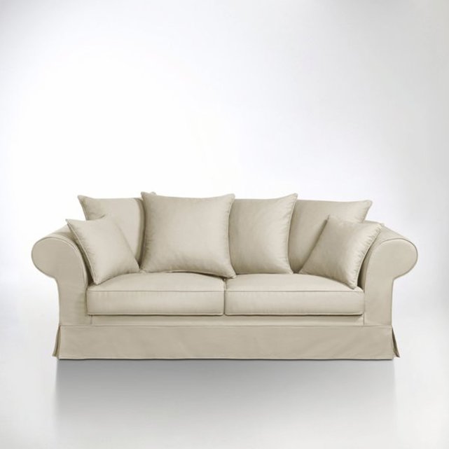 Καναπές-κρεβάτι από βαμβάκι με τεχνολογία Bultex, Adelia
