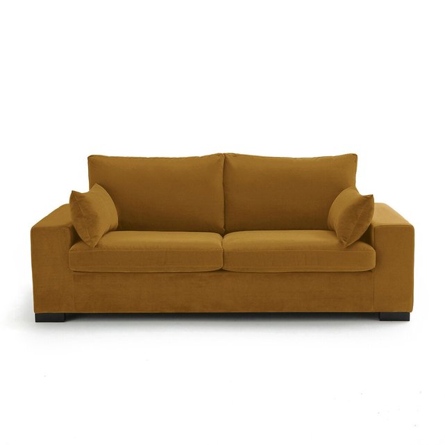 Καναπές-κρεβάτι από βελούδο με τεχνολογία Bultex, Odessa