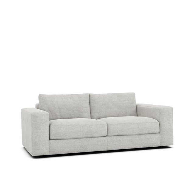 Τριθέσιος καναπές με μελανζέ ταπετσαρία, Skander