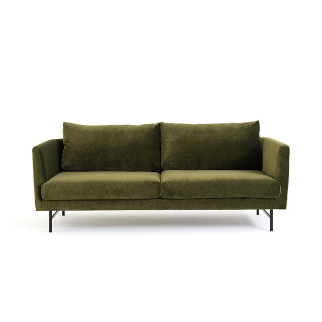 Τριθέσιος βελούδινος καναπές, Carreti
