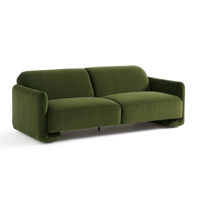 Τριθέσιος βελουτέ καναπές, Balzac Paris X LRI