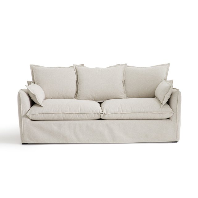 Καναπές-κρεβάτι από πολυέστερ με τεχνολογία Bultex, Odna