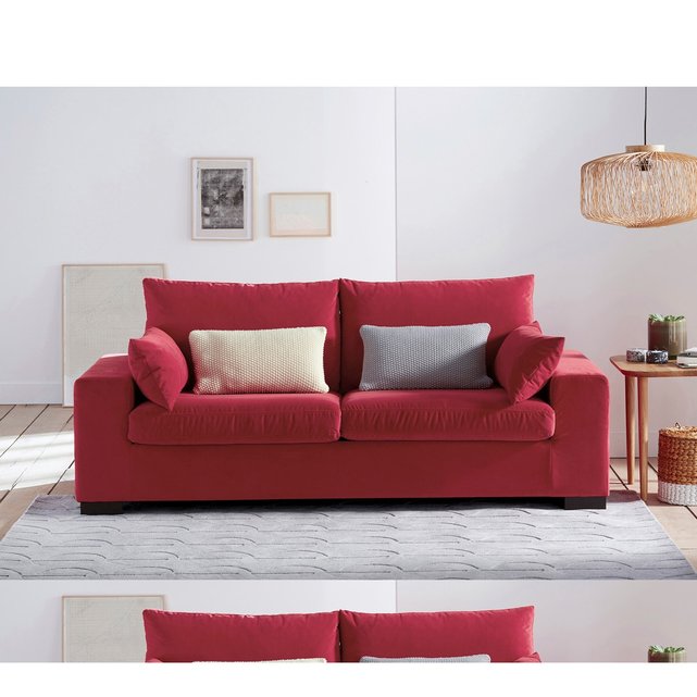 Καναπές-κρεβάτι βαμβάκι λινό με τεχνολογία Bultex, Odessa