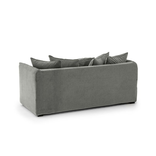 Καναπές-κρεβάτι από βελούδο stonewashed, Néo Chiquito