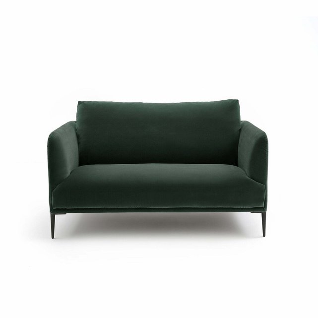 Διθέσιος καναπές με βελούδινη ταπετσαρία Oscar, σχεδίασης E. Gallina
