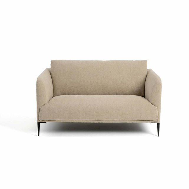 Διθέσιος καναπές από χοντρό λινό stonewashed, Oscar