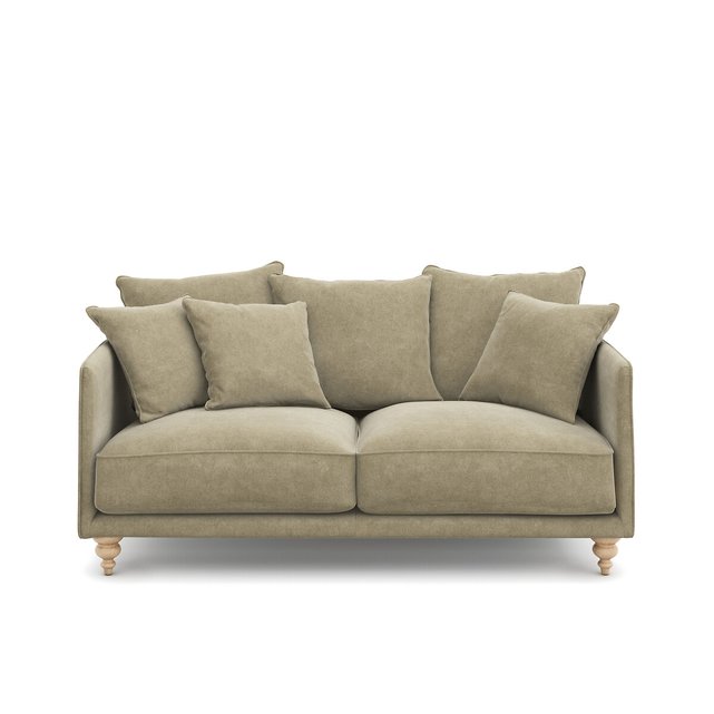 Καναπές από βελούδο stonewashed, Lazare