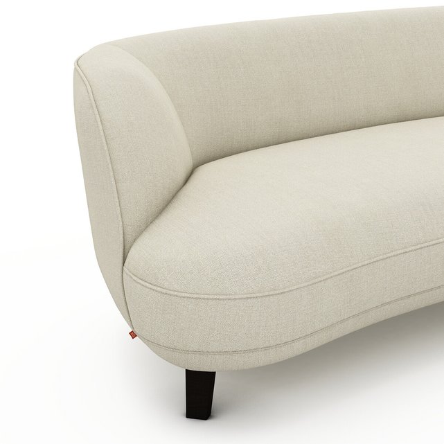 Πενταθέσιος καναπές από λινό σαμπρέ Rosebury, σχεδίασης E.Gallina