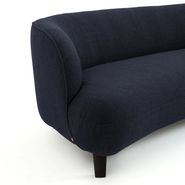 Πενταθέσιος καναπές με μπουκλέ ταπετσαρία, Rosebury, σχεδίασης E.Gallina