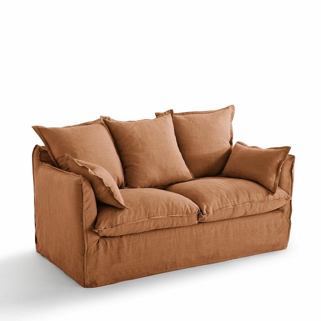 Κάλυμμα καναπέ από γκοφρέ λινό, ODNA