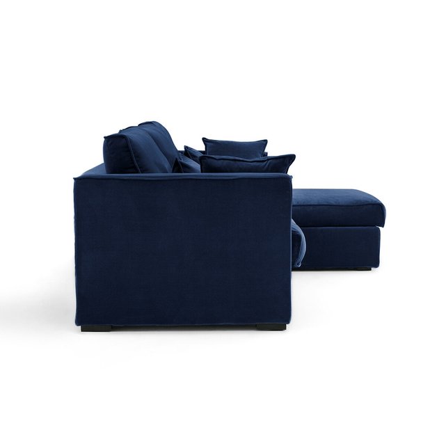 Πτυσσόμενος γωνιακός καναπές από βελούδο, Camille