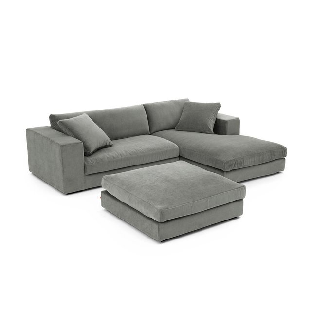 Ανάκλιντρο από βελούδο stonewashed, Horus