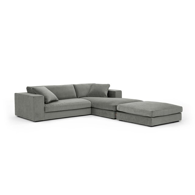 Ανάκλιντρο από βελούδο stonewashed, Horus