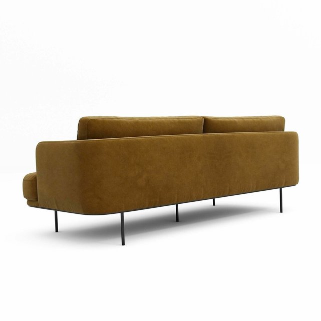 Καναπές με βελούδινη ταπετσαρία Antoine, σχεδίασης E. Gallina