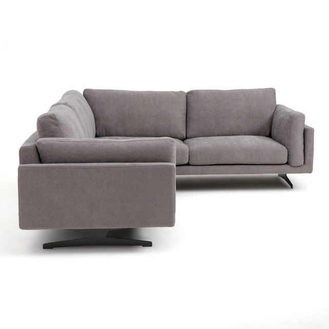 Γωνιακός καναπές από βισκόζη-πολυέστερ, César