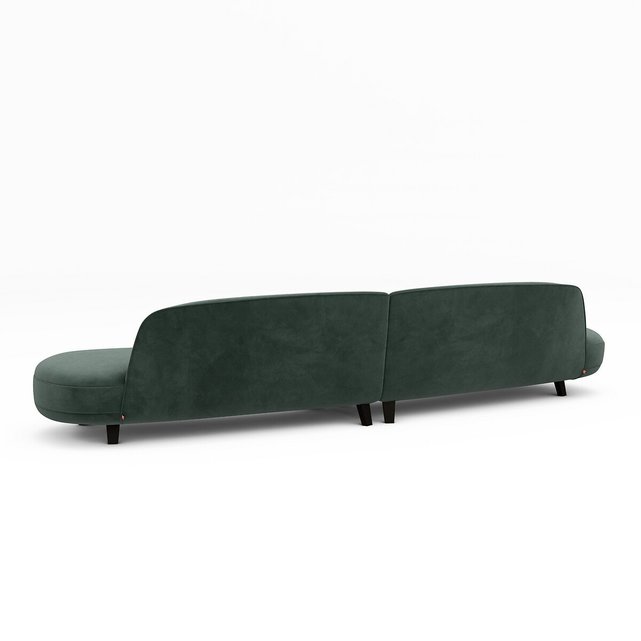 Εξαθέσιος καναπές από βελούδο, Rosebury, σχεδίασης E.Gallina