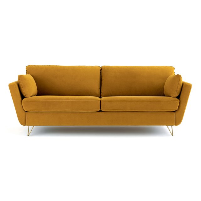 Πτυσσόμενος καναπές 4/5 θέσεων από βελούδο, Niamo
