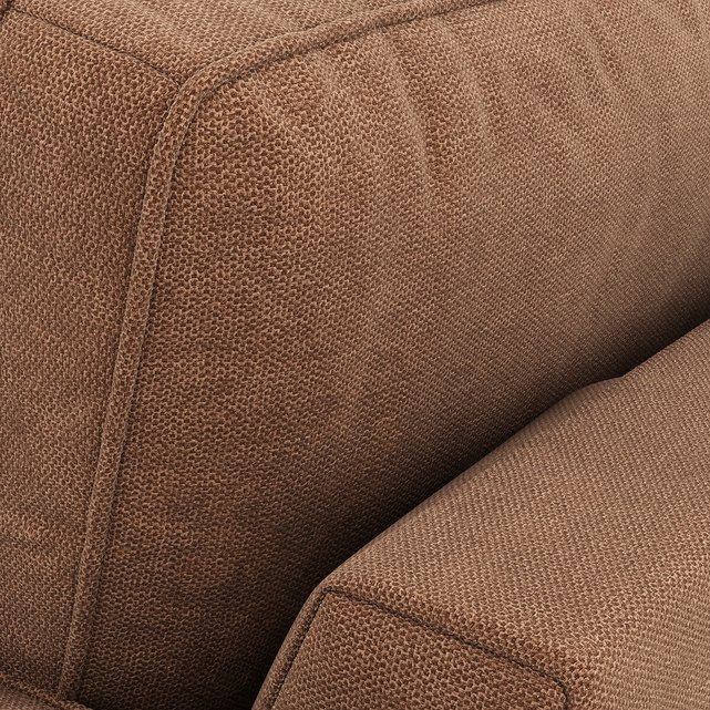 Γωνιακός καναπές-κρεβάτι από πολυέστερ με στρώμα τεχνολογίας Bultex, Cécilia