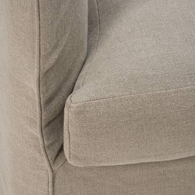 Κάλυμμα καναπέ από χοντρό λινό stonewashed, Néo Chiquito