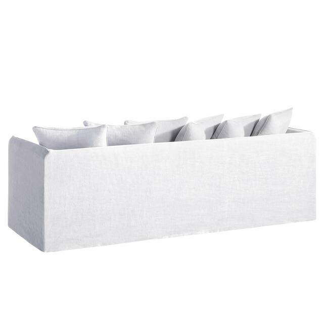 Κάλυμμα καναπέ από χοντρό λινό stonewashed, Néo Chiquito