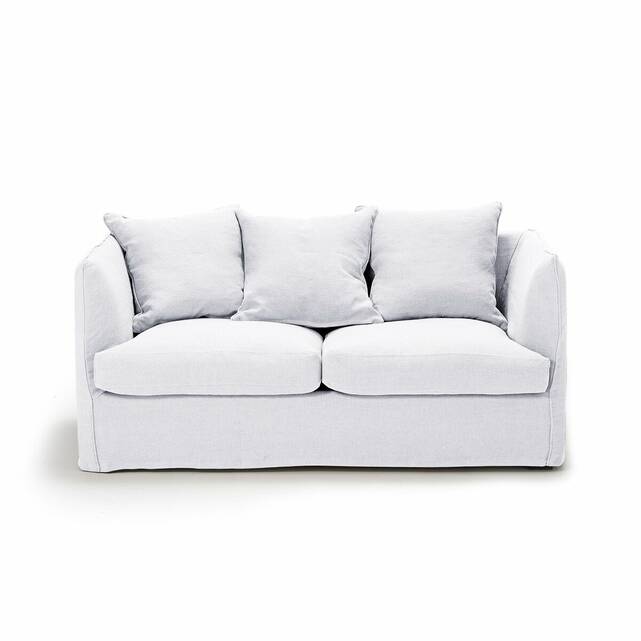 Κάλυμμα καναπέ από χοντρό λινό stonewashed, Néo Chiquito