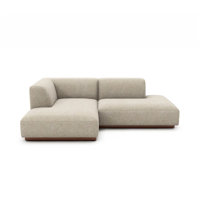 Γωνιακός καναπές με μπουκλέ σενίλ ταπετσαρία, Jacopo