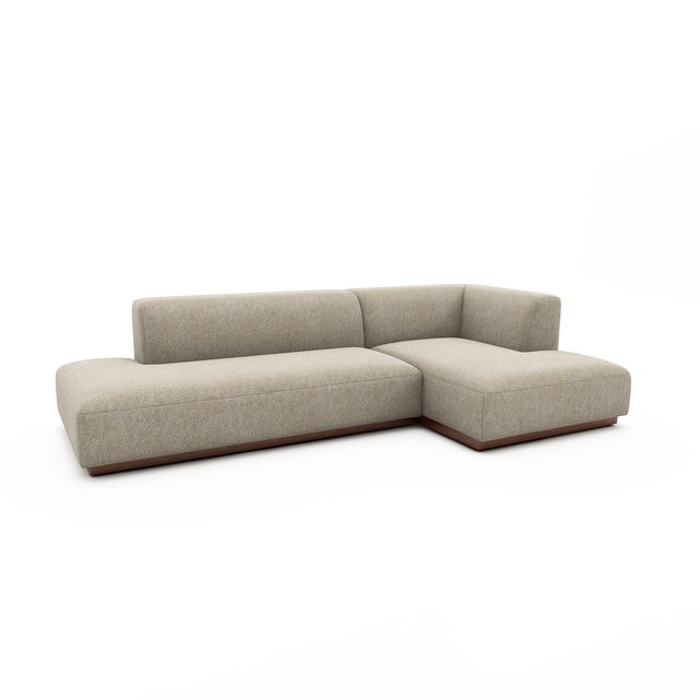 Γωνιακός καναπές XL με μπουκλέ σενίλ ταπετσαρία, Jacopo