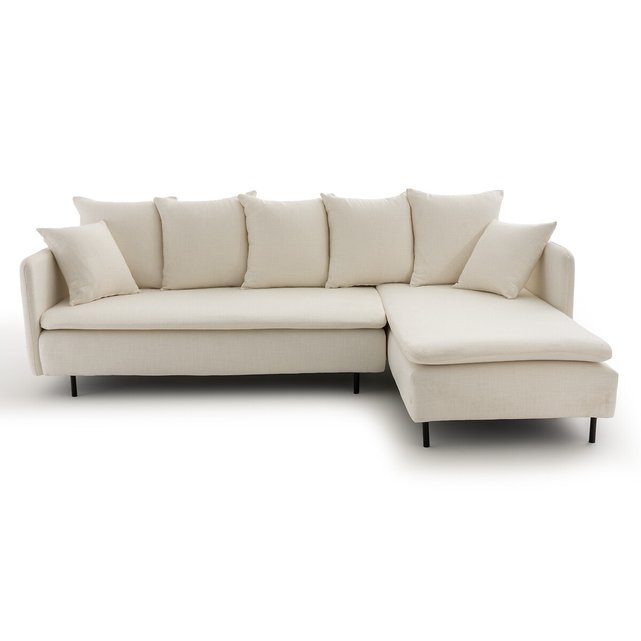 Γωνιακός καναπές από λινό βισκόζη, Ivete