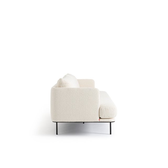 Καναπές με μπουκλέ ταπετσαρία Antoine, σχεδίασης E. Gallina