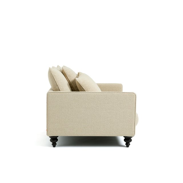 Διθέσιος καναπές με μπουκλέ ταπετσαρία, Lazare