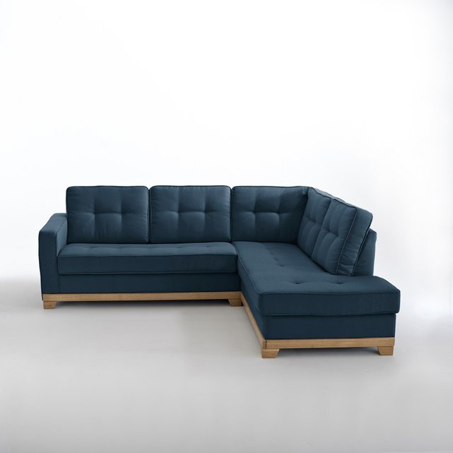 Γωνιακός καναπές από πολυέστερ με τεχνολογία Bultex, Ajis