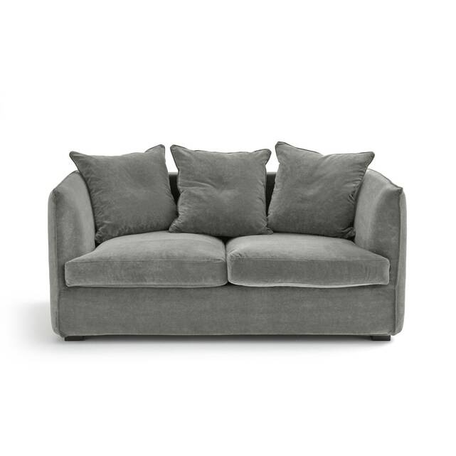 Διθέσιος καναπές από βελούδο stonewashed, Néo Chiquito