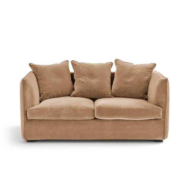 Διθέσιος καναπές από βελούδο stonewashed, Néo Chiquito