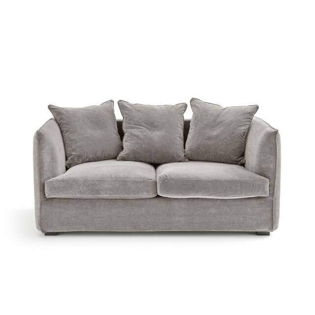 Διθέσιος καναπές από βελούδο stonewashed, Néo Chiquito