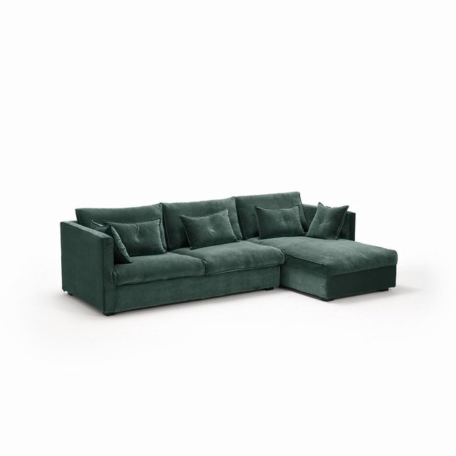 Γωνιακός καναπές από βελούδο, Camille