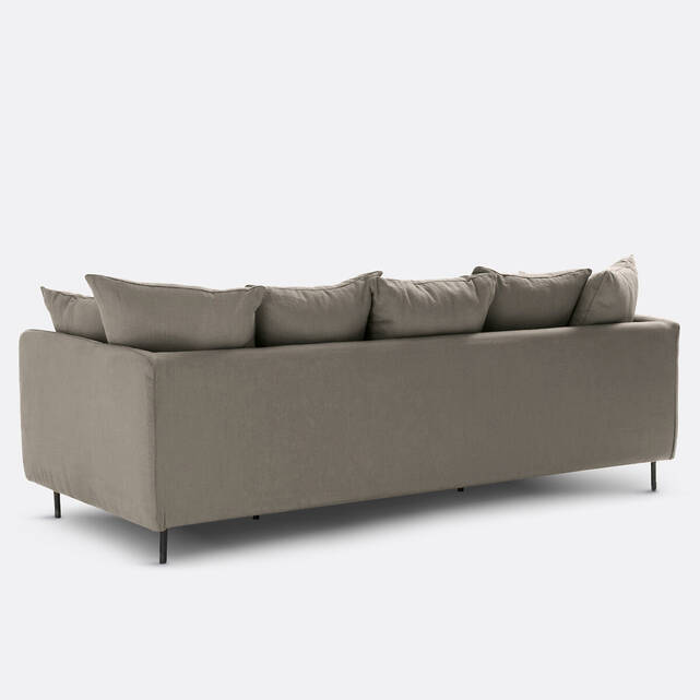 Καναπές 3 ή 5 θέσεων από λινό βισκόζη, Ivete