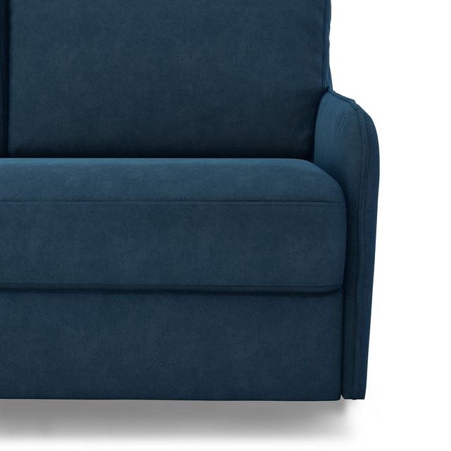 Γωνιακός καναπές-κρεβάτι από βελούδο με λάτεξ στρώμα, Nano