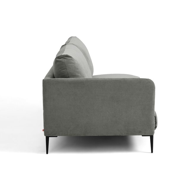 Μισός καναπές Oscar από βελούδο stonewashed, σχεδίασης E.Gallina