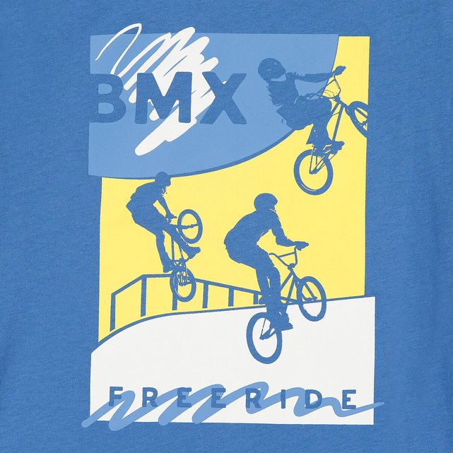 Κοντομάνικη μπλούζα με στάμπα BMX