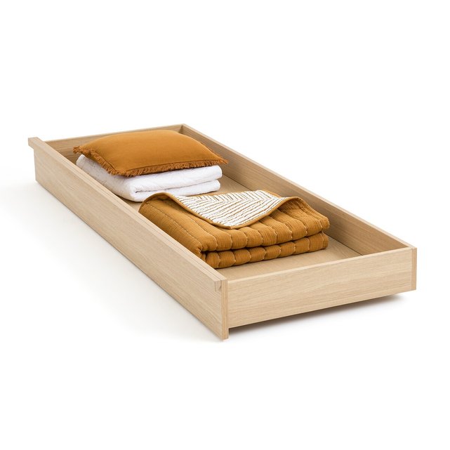 Συρόμενο κρεβάτι με καπλαμά ξύλου δρυ, Denho