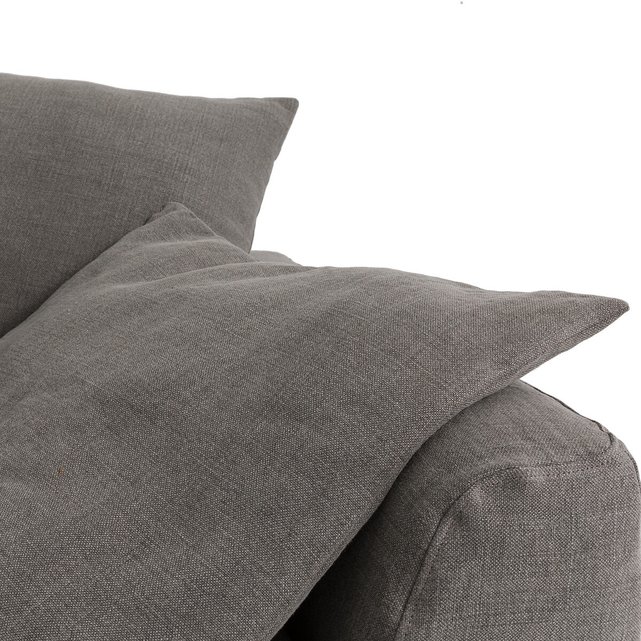 Καναπές από χοντρό λινό stonewashed, Marcoli